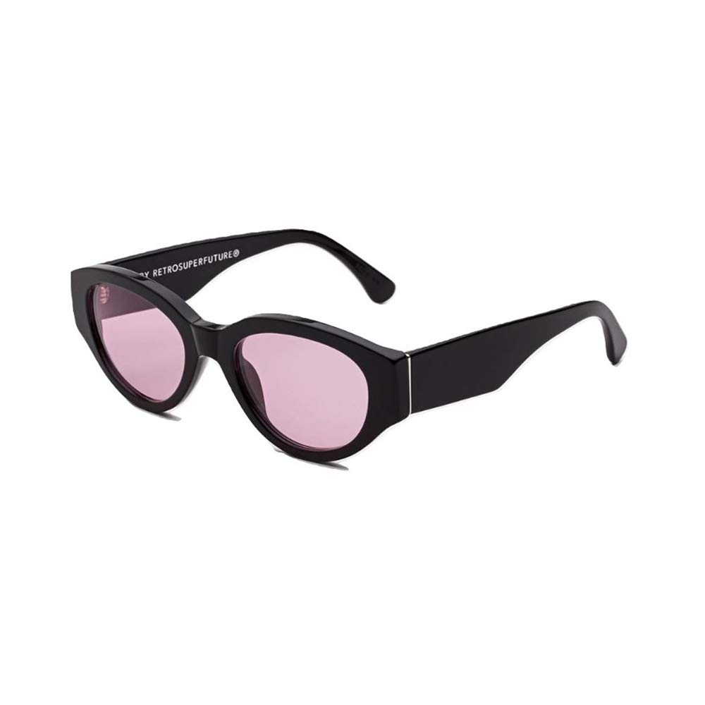 RETROSUPERFUTURESunglasses Super by Retrosuperfuture Drew Mama Black Pink 0D2 Regular R 53 NEW