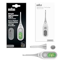 Braun Age Precision Digitalthermometer | Digitaler Stick für versch. Stellen | Oral, rektal oder unter der Achselhöhle | Geeignet für Babys und Kinder | Die #1 Marke bei Ärzten(1) | PRT2000 – Ansicht 6