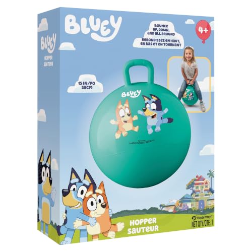 Image of Hedstrom Hopper Ball, Jumping Ball for Kids, 15 Inch, Bluey