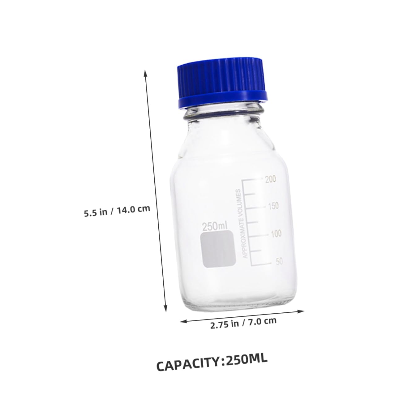 POPETPOP 2stücke Glasflasche Mit Bügelverschluss Aufbewahrungsglasflasche Verschließbare Laborflasche Transparente Probenflasche Kleine Glasbehälter Für Reagenzien