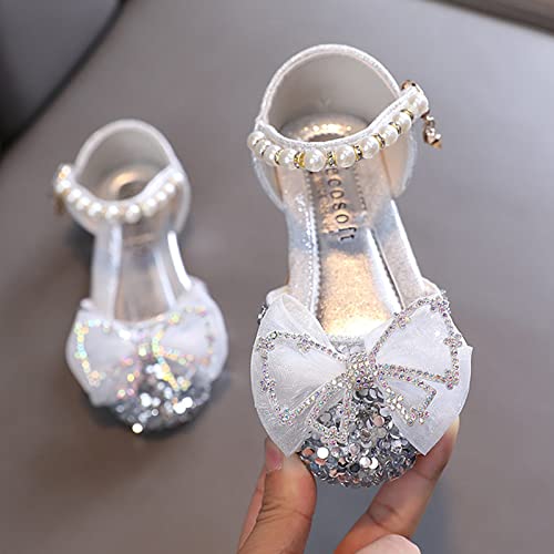 Girls Sandals Fashion Summer Girls Sandals Dress Performance Dance Shoes Flat Light Sequins Character Slippers3