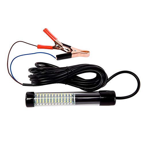Ajcoflt 10 W 180 LEDs Luz de pesca subaquática Fish Finder Lamp 12 V Led luz subaquática submersa co