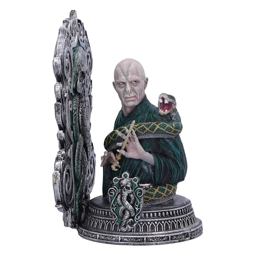 Nemesis Now Harry Potter Lord Voldemort - 20,5 cm, prateado, produto oficial, colecionável, fundido na melhor resina, pintado à mão por especialistas