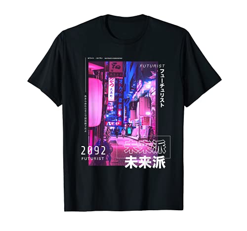 Japanese Street Cyberpunk Tokyo Streetwear Aesthetic Graphic T-Shirt