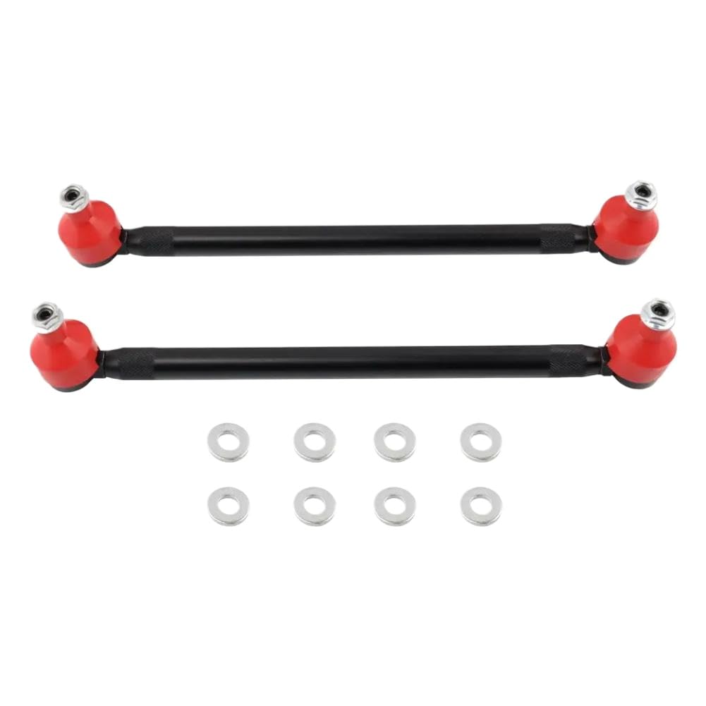 Par de eslabones de extremo de barra estabilizadora delantera ajustable compatible con Civic FC FK8 2016 2017 2018 2019 2020 2021