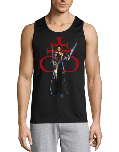 Camiseta de tirantes negra para hombre ideal para tus entrenamientos y festivales de verano