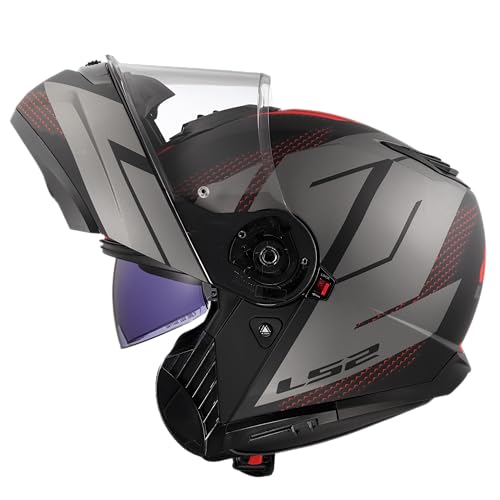 MODULARITÀ: Sistema Auto-up e Auto-down che consente lo sblocco simultaneo dello schermo e della mentoniera nel passaggio da full-body a jet / Apertura della mentoniera a 90° tramite semplice pressione sul fermo sotto la mentoniera