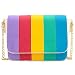 Loungefly x Pixar Inside Out Mixed Emotions Rainbow Crossbody Bag (One Size, Multi)