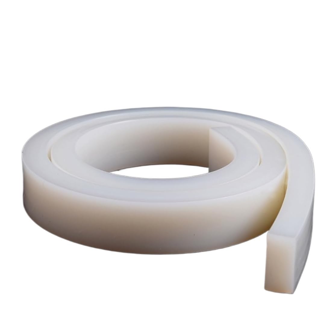 Striscia di sigillatura Solida di Gomma, Striscia di Gomma siliconica da 1 m, Guarnizione Quadrata Bianca antiolio for Alte Temperature, Guarnizione in Gomma(10mmx12mm 1M)