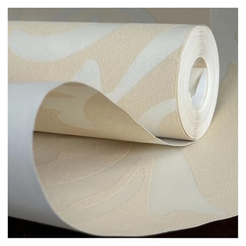 Papier peint textile beige 9.5mx53cm pour salon et chambre - 6