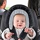 INFANZIA 2-in-1 Baby Sitzverkleinerer mit Gurtpolster Universal für alle Kinderwagen Buggy, Neugeborenen Einsatz, Kopfstütze für Babyschale und Autositze, Extra Weich(Schwarzes Set - Kurzflor)