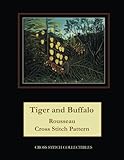 Tiger and Buffalo: Rousseau Cross Stitch Pattern