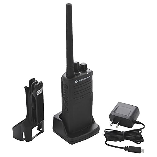 Motorola RMV2080 On-Site 8 Channel VHF Rugged Two-Way Business Radio with NOAA (Black)