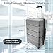 WITIS Premium Wine Travel Luggage | Holds 10 Bottles of 750 ML | TSA Lock | Expandable Packing Space | 360° Spinner | Double Straps |4 Insulated Unbreakable Carry Bag | 2 Insulated Totes| Grey
