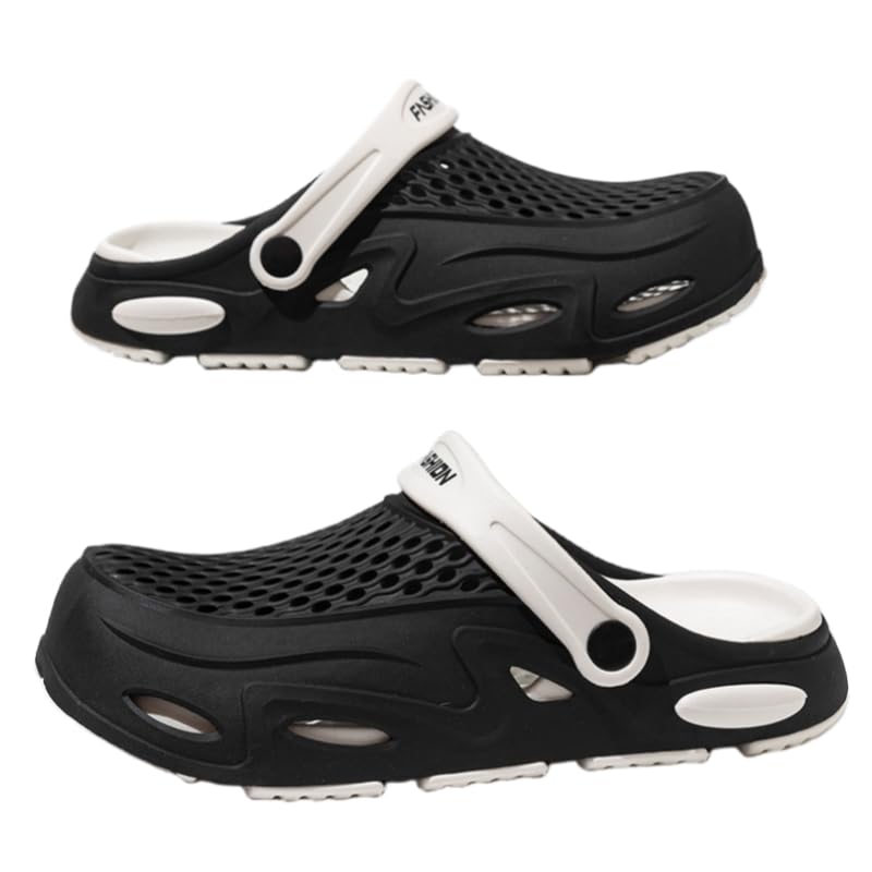 Men's Breathable Casual Beach Shoes, with Anti-Slip and Comfortable Perforated Design, Suitable for Summer Outdoor Activities, Beach Trips and Daily Casual Occasions.