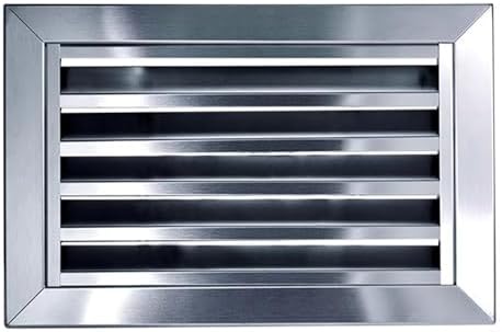 Stainless Steel Access Door Panel 12x18in - Ventilated Louver Hatch for Ceiling & Wall, Removable Inspection Cover for Easy Electrical Maintenance & Optimal Airflow