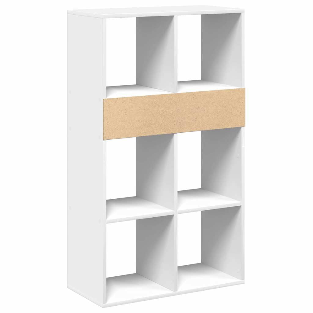 Generisch Bücherregal Weiß 66x31x112 cm Holzwerkstoff,Möbel,Regalsysteme,Bücherregale Bücherschränke-860301