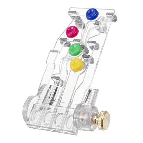 Acoustic Guitar Chord Buddy Teaching Aid Guitar Tool Guitar Learning System Teaching Aid Accessories for Guitar Learning (Gold)