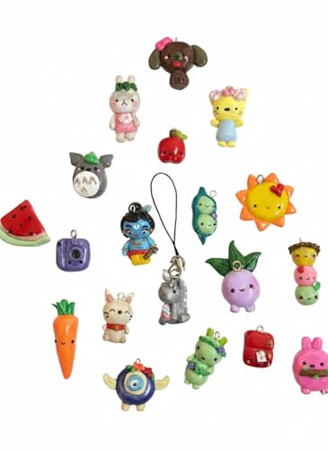 Crafty Pheebs Clay Charms,Mystery Bag with Surprise Charm, Gift for Teens and Kids (Aesthetic Accessory) Kawai Style - Pack of 1