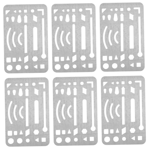 OFFSCH Engineer Equipment Erasing Shield for Craft DIY Erasing Shield for Drawing