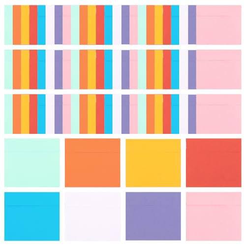 Fai da te: le copertine di queste piccole buste sono bianche, consentendoti di decorarle con adesivi, timbri, pennarelli, glitter e altri materiali artigianali per creare uno stile unico che si adatta alle tue preferenze personali