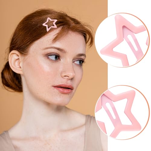 18 piezas pinzas para el cabello en forma de estrella miniatura 4