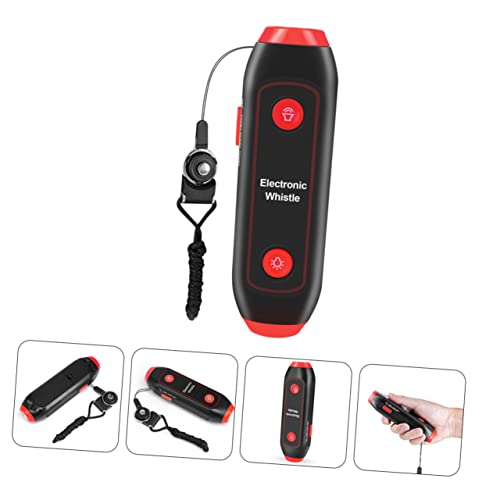 Sifflet pour arbitre enseignant avec cordon lumineux LED et poire de pression