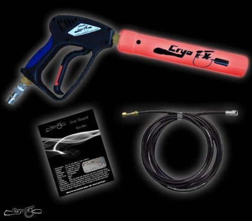 Cryo Gun NEON Red - Handheld CO2 Jet, Co2 Gun, Cryo Cannon