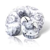 Cloudz Kids Super Soft N' Cuddly Animal Airplane - Almohada para el cuello de viaje Mantén a los...