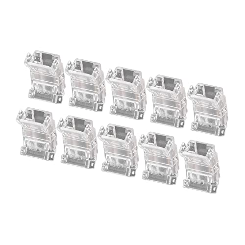 TARSHYRY Conectores de Tira LED, Conectores de Luz LED 10 PCS 2pin de Tira de 10 Mm Fuera de para Rápida Conecte Rápido Luces de de Soldadura de Luz Strip