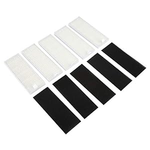 EVTSCAN 5 unids/Set de filtros de aspiradora para Ecovas ilife A4s A6 A4 A40 A8/DN621 X620 Piezas de Repuesto…