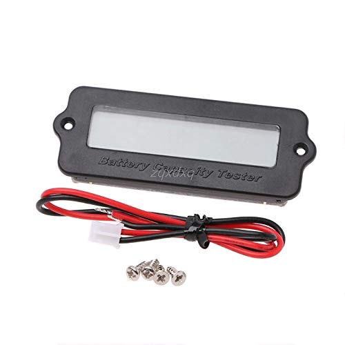 Medidor Bateria Voltímetro Percentual Carga Capacidade 12v 24v 36v 48v Bicicleta patinete elétrica m