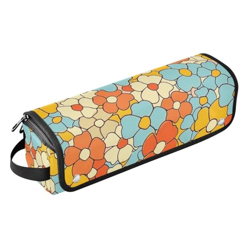 Organizador Vintage Colorido para Herramientas de Estilizado de Cabello, con Tapete Resistente al Calor para Planchas, Rizadores y Otros