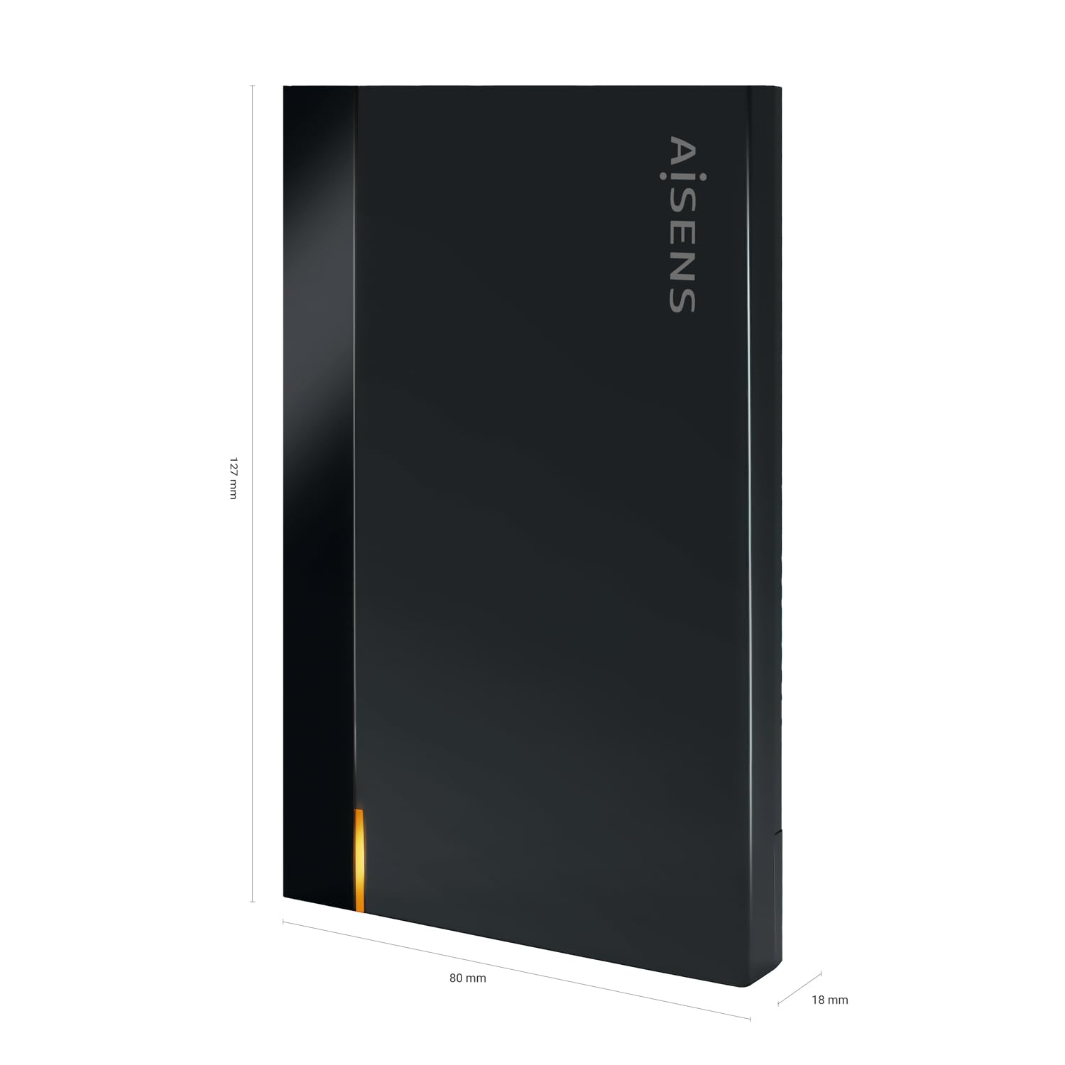 Aisens - Obudowa zewnętrzna 2,5 Ase-2524B 9,5 mm Sata A USB 3.0 / Usb3.1 Gen1.