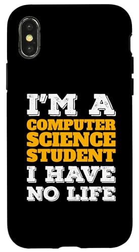 Computer Science Student No Life Computer Scientist Carcasa para iPhone X/XS
