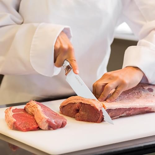 Image of MAMYA Kitchen Knife Set, 7-Piece with Knife Holder Block, Non-Stick Non-Slip Sharp Stainless Steel Suitable for Home and Restaurant (White)