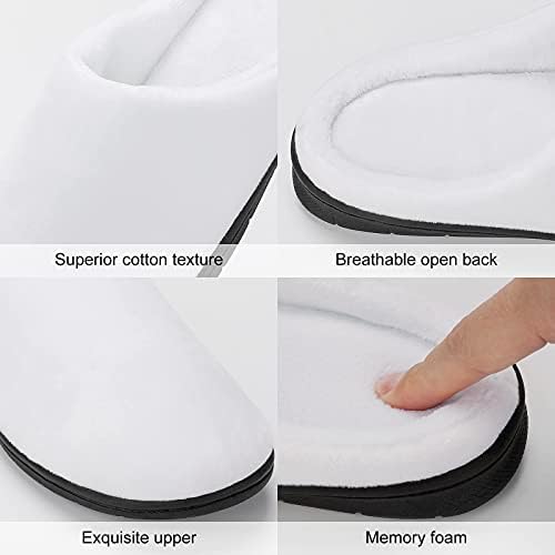 MUSTY Raccoon Watercolor Women Cotton Slippers Warm Plush House Shoes Non-Slip Sole For Indoor Outdoor | Image 7