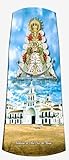Genérico Teja Decorativa Virgen del Rocío – Impresa en Lienzo – Decoración Religiosa – Devocional de Pared – Regalo Rociero