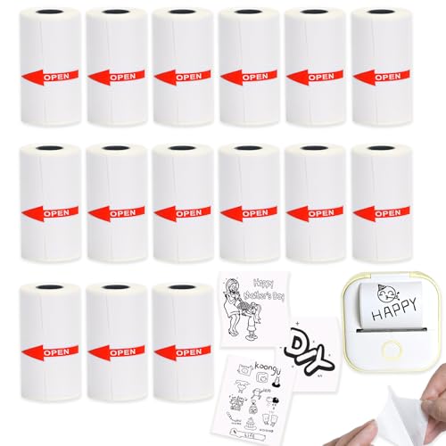 Phomemo T02/M02/M02S/PRO~jv^[p 53x28mm zCgMXebJ[p 3.75m S~jv^[p  ~jv^[ wKm[g L ʐ^p 15[