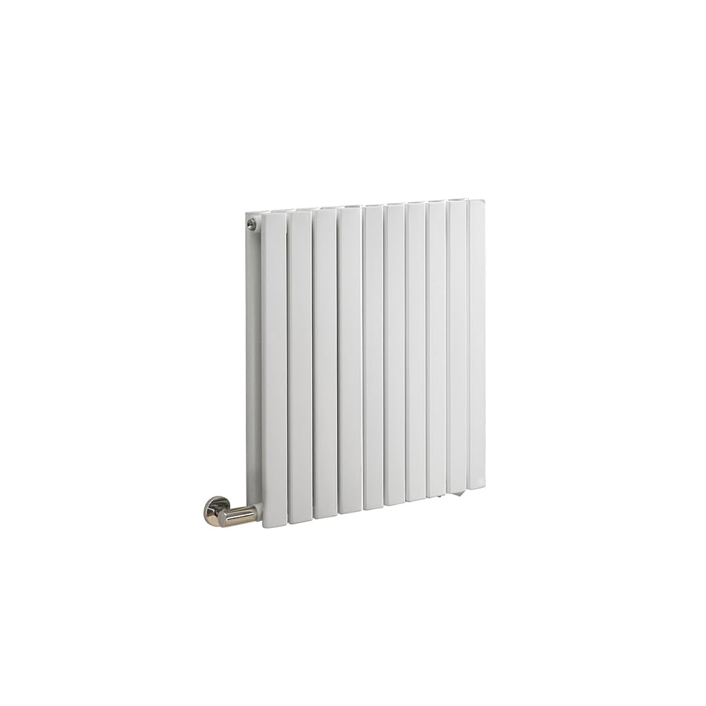Milano White Capri 800W Horizontal Double Flat Panel Electric Radiator Cable Cover - 635Mm X 590Mm