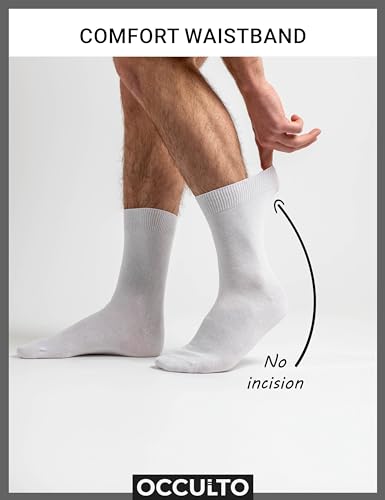 Men 100% Cotton Dress Socks Pack of 10 (model: Ingo)2