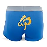 [シャレもん] 干支ボクサーパンツ 【金漢字 卯】 【青ドライパンツ】【L】
