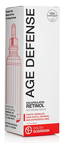 Youth-Guardian-Encapsulated-Retinol-Anti-Wrinkle-Serum-With-Peptides-Hyaluronic-Acid-and-Jojaba-Oil-Fights-Wrinkles-Dark-Spots-Dryness-And-Softens-Expression-Lines-And-Creases-175-Fl-Oz Youth Guardian Encapsulated Retinol Anti-Wrinkle Serum - With Peptides, Hyaluronic Acid and Jojaba Oil - Fights Wrinkles, Dark Spots, Dryness And Softens Expression Lines And Creases 1.75 Fl Oz (YG2)