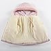 Girls Long Coat Winter Warm Jacket Thickened Thermal Insulated Hooded Windproof Fashion Outerwear (RD1, 12-18 Months)