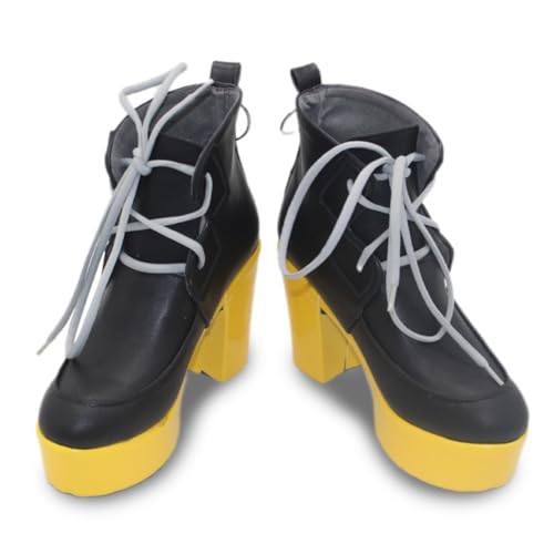 COSGOGO New Orphie Magus Magnusson Cosplay Shoes for Anime Zenless Zone Zero - Handmade Custom Cos High Heel Boots for Roleplay & Conventions Woman Man Halloween (10.5,Men size)