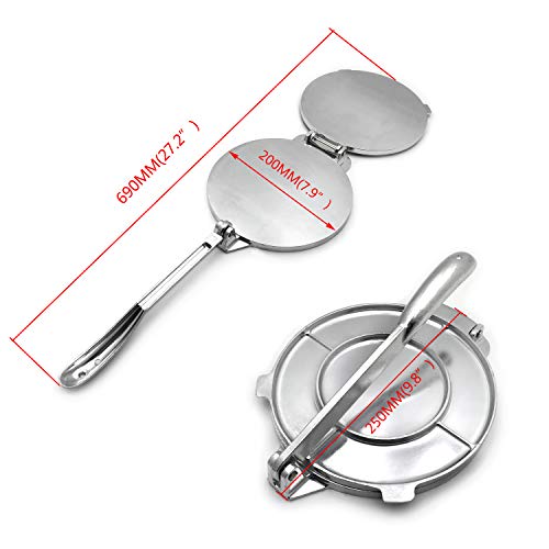 HongK- Aluminum Tortilla Press 8