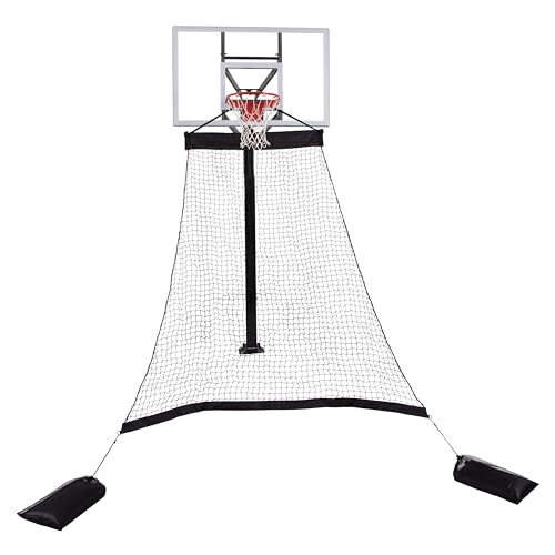 Goalrilla Basketball Hoop Return System Great for Solo Play or Free-Throw Practice and Compatible with Most In Ground Hoops