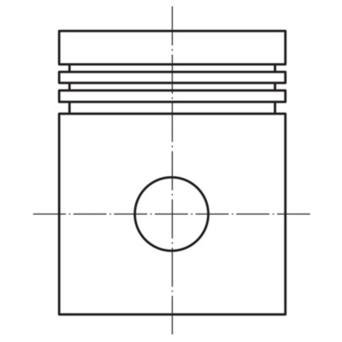 Mahle Original 012 21 00 Bloque de Motor