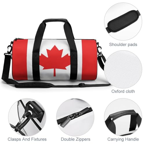Sac de voyage drapeau canadien pour camping randonnée et week-end