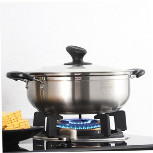 Casserole Fondue Chinoise 30cm Inox Double Compartiment